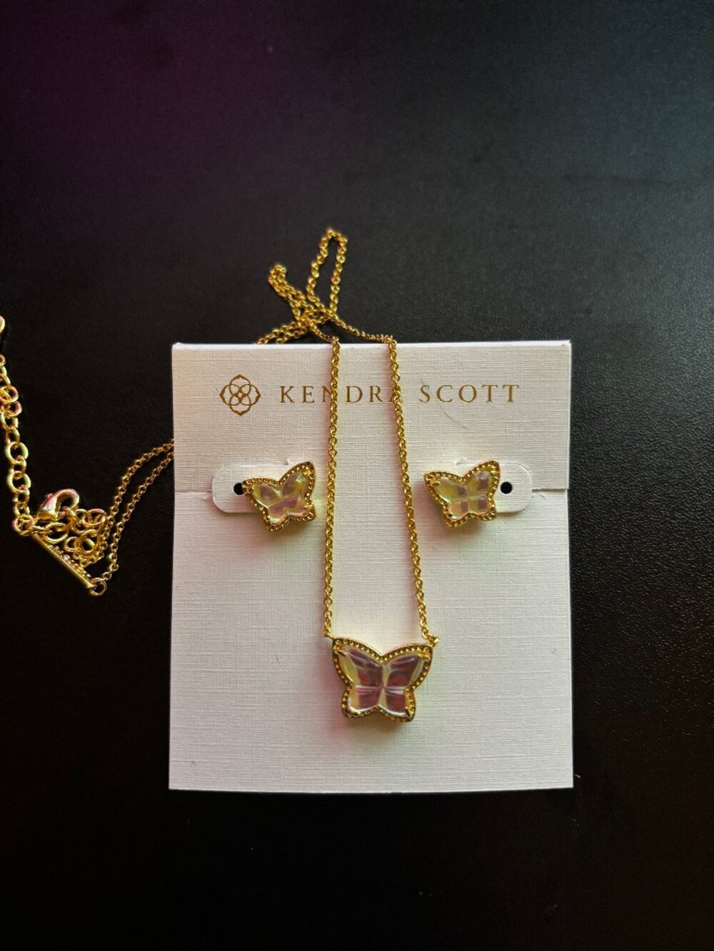 Kendra Scott Butterfly Necklace & Earrings Bundle